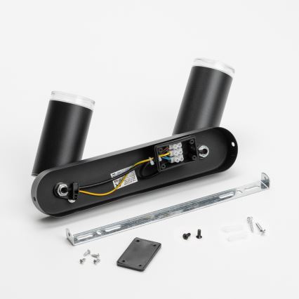 Brilagi - Kopalniški reflektor SELE 2xGU10/30W/230V IP44 črna