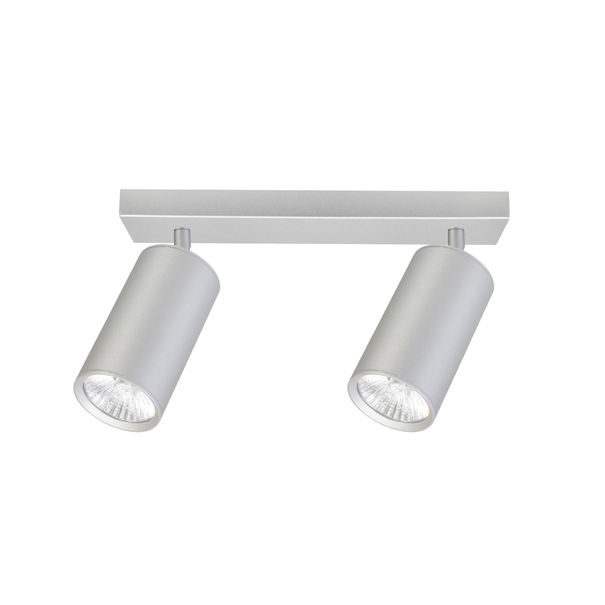 Brilagi - Kopalniški reflektor SELE 2xGU10/30W/230V IP44 srebrna