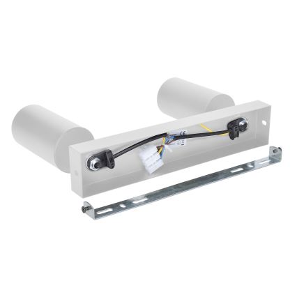 Brilagi - Kopalniški reflektor SELE 2xGU10/30W/230V IP44 srebrna