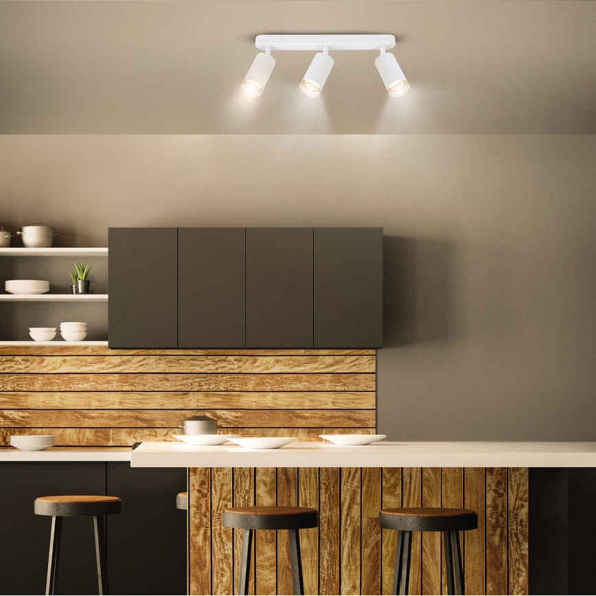 Brilagi - Kopalniški reflektor SELE 3xGU10/30W/230V IP44 bela