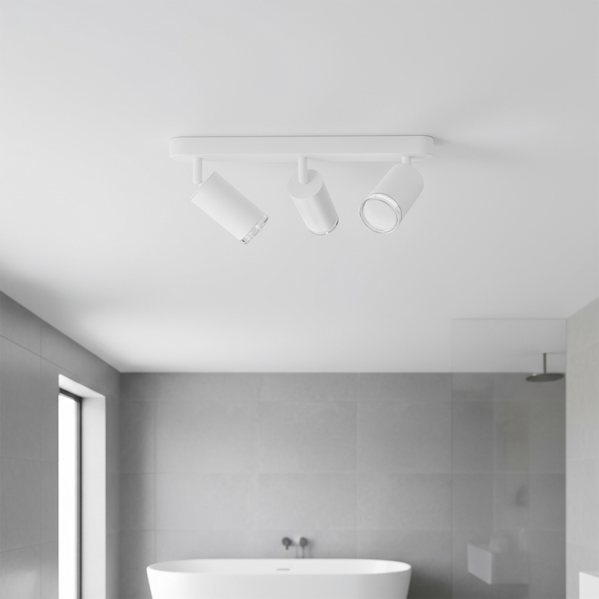 Brilagi - Kopalniški reflektor SELE 3xGU10/30W/230V IP44 bela