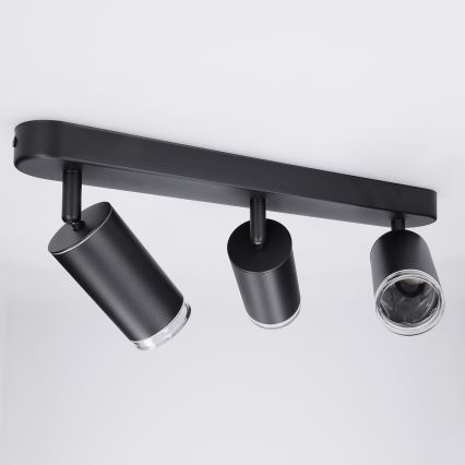 Brilagi - Kopalniški reflektor SELE 3xGU10/30W/230V IP44 črna