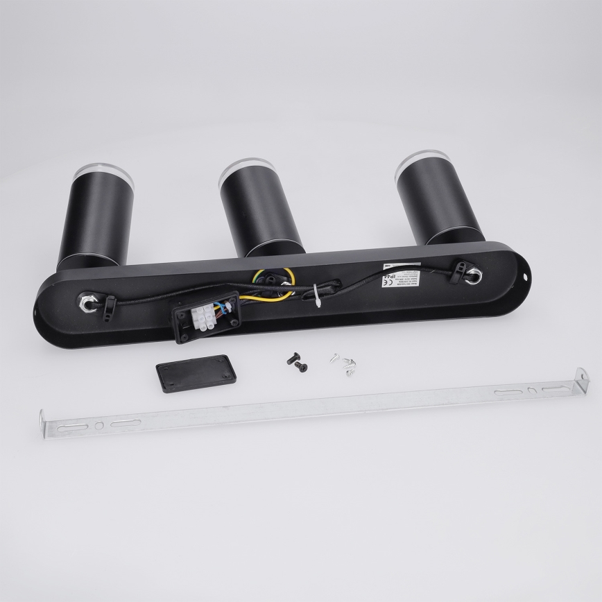 Brilagi - Kopalniški reflektor SELE 3xGU10/30W/230V IP44 črna