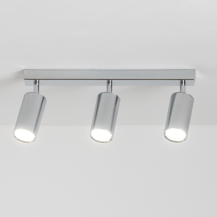 Brilagi - Kopalniški reflektor SELE 3xGU10/30W/230V IP44 sijajni krom