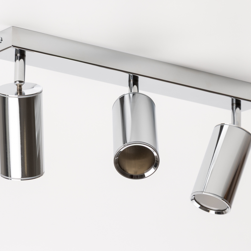 Brilagi - Kopalniški reflektor SELE 3xGU10/30W/230V IP44 sijajni krom