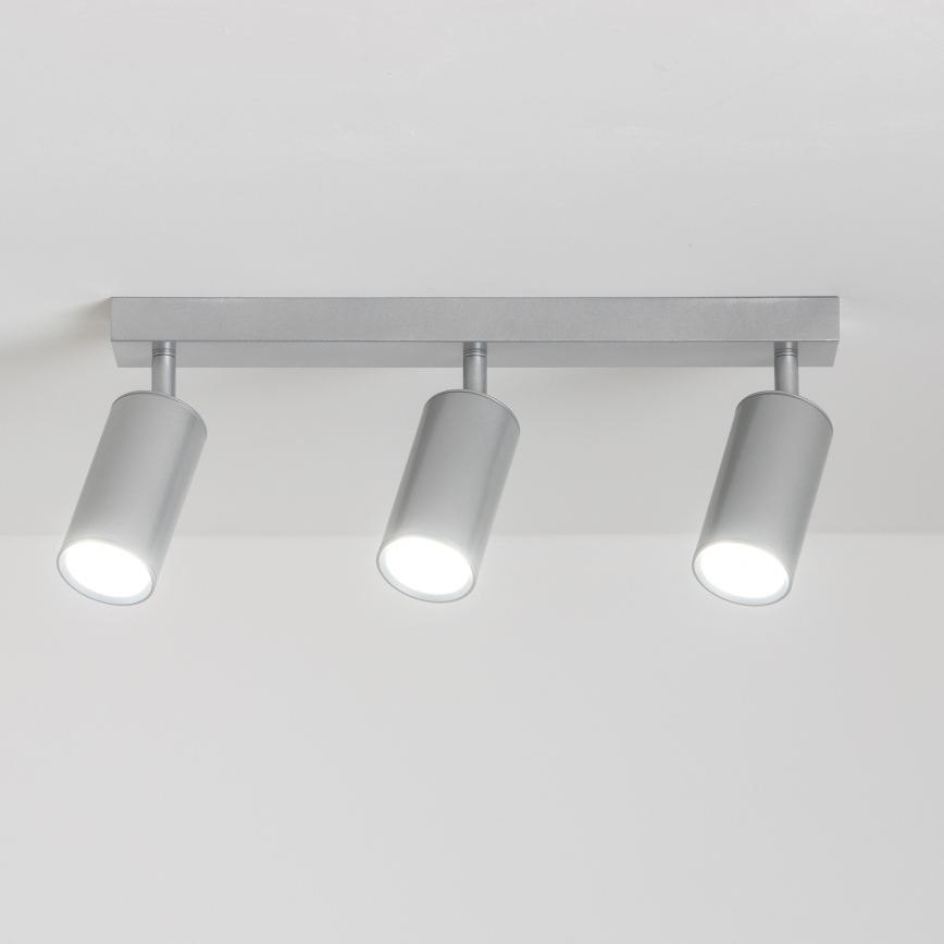 Brilagi - Kopalniški reflektor SELE 3xGU10/30W/230V IP44 srebrna