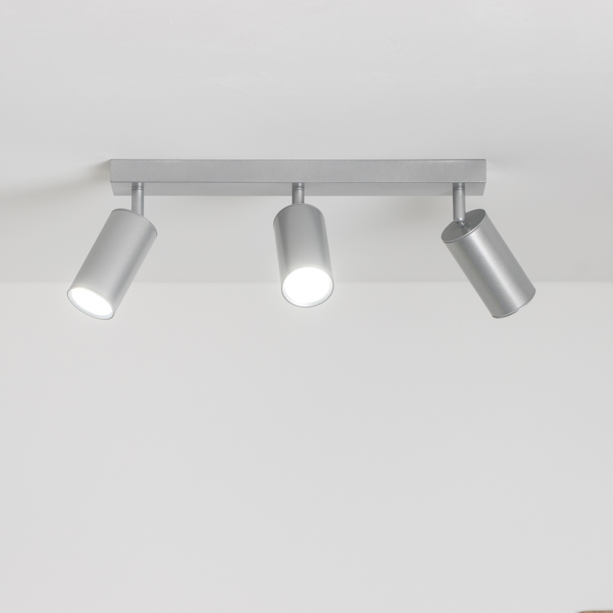 Brilagi - Kopalniški reflektor SELE 3xGU10/30W/230V IP44 srebrna