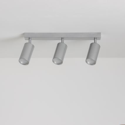 Brilagi - Kopalniški reflektor SELE 3xGU10/30W/230V IP44 srebrna