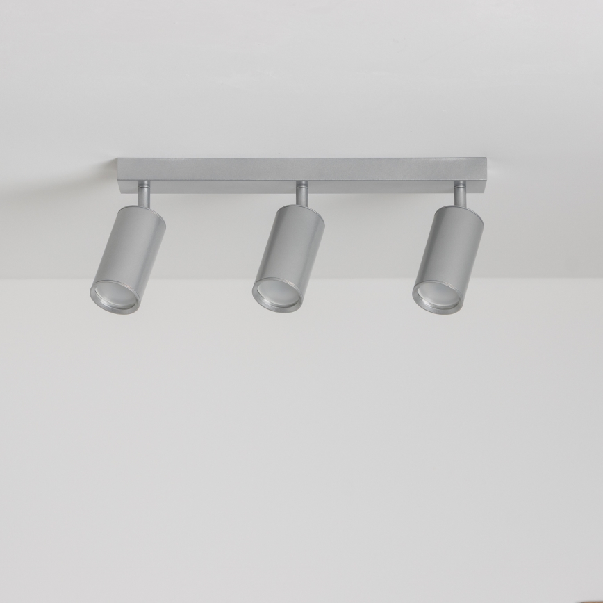 Brilagi - Kopalniški reflektor SELE 3xGU10/30W/230V IP44 srebrna