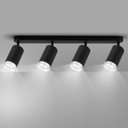 Brilagi - Kopalniški reflektor SELE 4xGU10/30W/230V IP44 črna