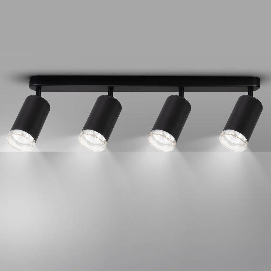 Brilagi - Kopalniški reflektor SELE 4xGU10/30W/230V IP44 črna