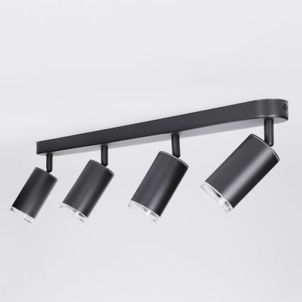 Brilagi - Kopalniški reflektor SELE 4xGU10/30W/230V IP44 črna