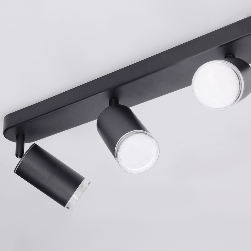 Brilagi - Kopalniški reflektor SELE 4xGU10/30W/230V IP44 črna