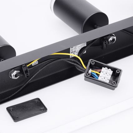 Brilagi - Kopalniški reflektor SELE 4xGU10/30W/230V IP44 črna