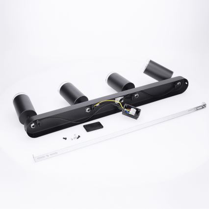 Brilagi - Kopalniški reflektor SELE 4xGU10/30W/230V IP44 črna