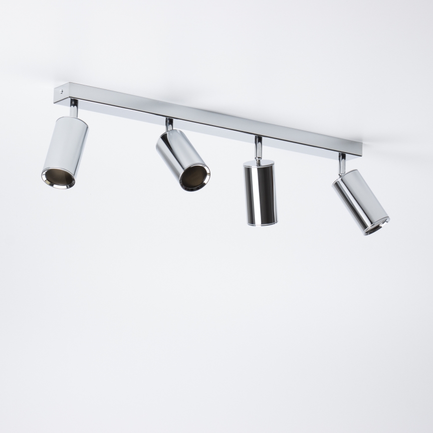 Brilagi - Kopalniški reflektor SELE 4xGU10/30W/230V IP44 sijajni krom