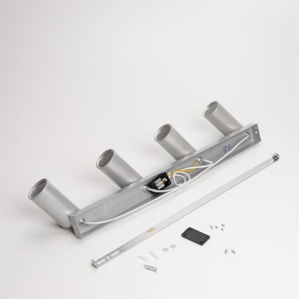 Brilagi - Kopalniški reflektor SELE 4xGU10/30W/230V IP44 srebrna