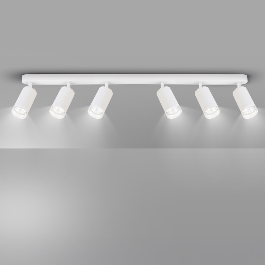 Brilagi - Kopalniški reflektor SELE 6xGU10/30W/230V IP44 bela