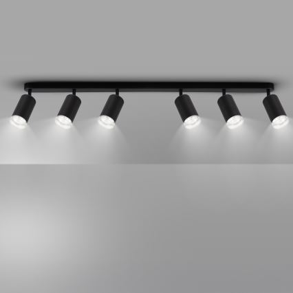 Brilagi - Kopalniški reflektor SELE 6xGU10/30W/230V IP44 črna
