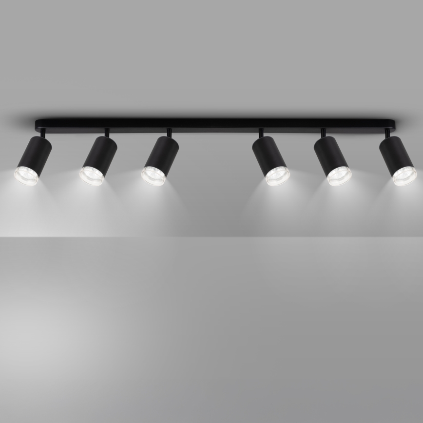 Brilagi - Kopalniški reflektor SELE 6xGU10/30W/230V IP44 črna