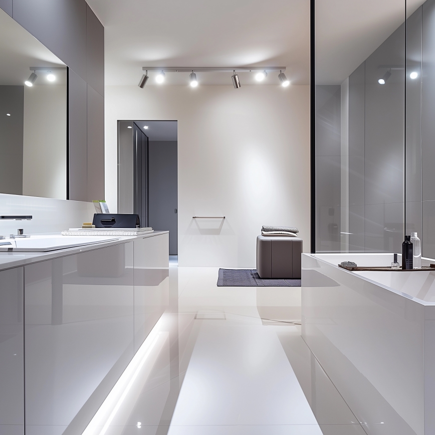 Brilagi - Kopalniški reflektor SELE 6xGU10/30W/230V IP44 sijajni krom
