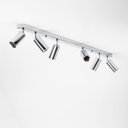 Brilagi - Kopalniški reflektor SELE 6xGU10/30W/230V IP44 sijajni krom
