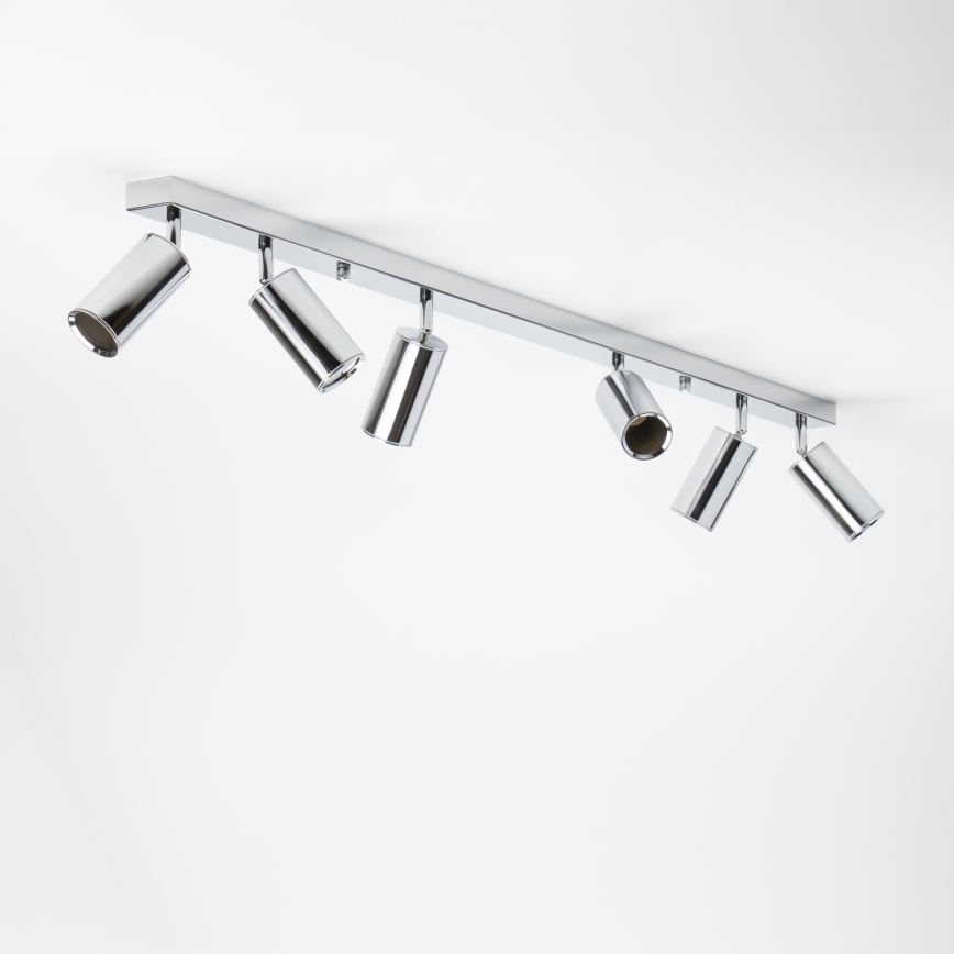Brilagi - Kopalniški reflektor SELE 6xGU10/30W/230V IP44 sijajni krom