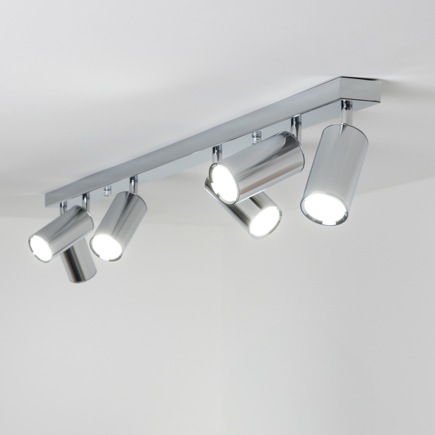 Brilagi - Kopalniški reflektor SELE 6xGU10/30W/230V IP44 sijajni krom