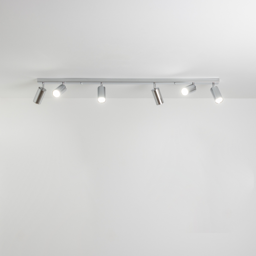 Brilagi - Kopalniški reflektor SELE 6xGU10/30W/230V IP44 sijajni krom