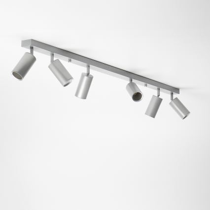 Brilagi - Kopalniški reflektor SELE 6xGU10/30W/230V IP44 srebrna