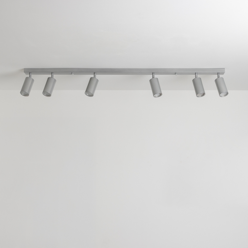 Brilagi - Kopalniški reflektor SELE 6xGU10/30W/230V IP44 srebrna