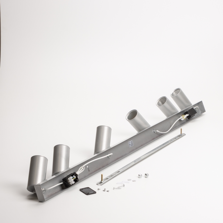 Brilagi - Kopalniški reflektor SELE 6xGU10/30W/230V IP44 srebrna