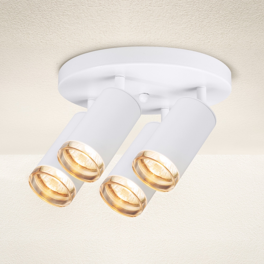 Brilagi - Kopalniški reflektor SELE AQUA 4xGU10/30W/230V IP44 bela