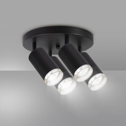 Brilagi - Kopalniški reflektor SELE AQUA 4xGU10/30W/230V IP44 črna