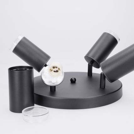 Brilagi - Kopalniški reflektor SELE AQUA 4xGU10/30W/230V IP44 črna