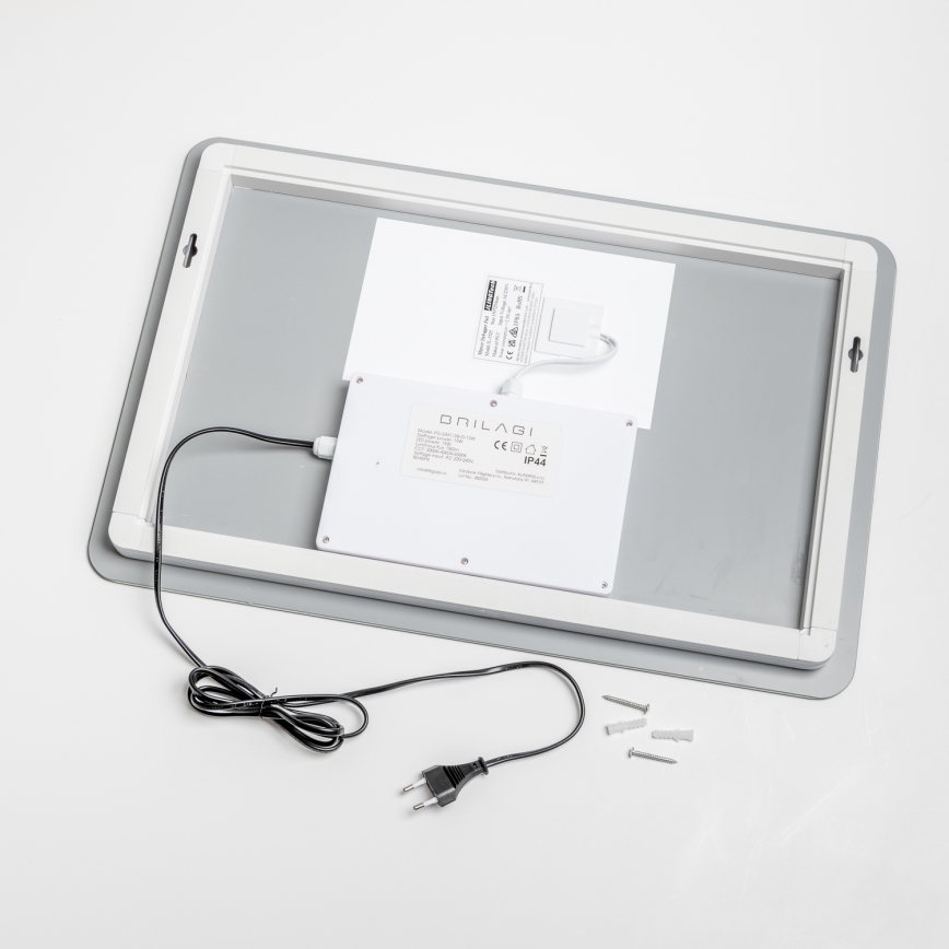 Brilagi - LED kopalniško ogrevalno ogledalo DIANA LED/13W/230V 40x60 cm IP44 CRI 90 zatemnljivo + CCT