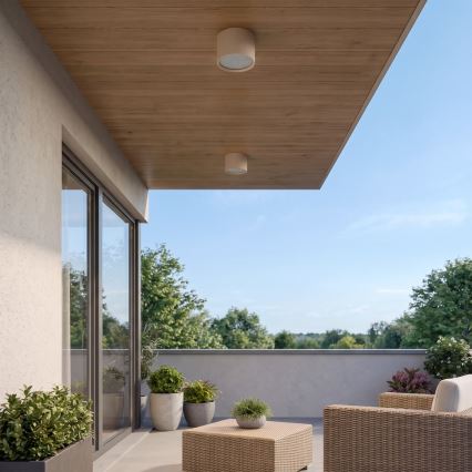 BRILAGI - Kopalniško reflektorsko svetilo SMOOTH 1xGX53/15W/230V 60x82 mm bež IP54