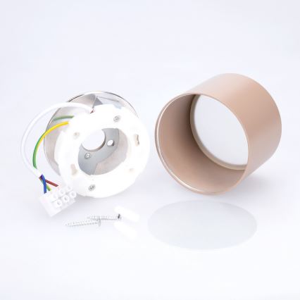 BRILAGI - Kopalniško reflektorsko svetilo SMOOTH 1xGX53/15W/230V 60x82 mm bež IP54