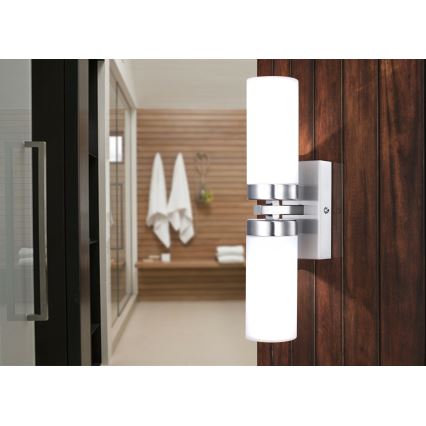 Brilagi - Kopalniško stensko svetilo RAY 2xE14/40W/230V IP44