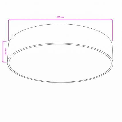 Brilagi - Kopalniško stropno svetilo POOL 5xE27/15W/230V premer 60 cm IP54 bela
