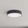Brilagi - Kopalniško stropno svetilo s senzorjem gibanja in somraka CLARE 3xE27/24W/230V premer 40 cm antracit IP54