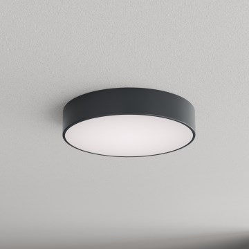 Brilagi - Kopalniško stropno svetilo s senzorjem gibanja in somraka CLARE 3xE27/24W/230V premer 40 cm antracit IP54