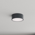 Brilagi - Kopalniško stropno svetilo s zaznavalnikom gibanja in mraka CLARE 1xE27/24W/230V, premer 20 cm, antracit, IP54