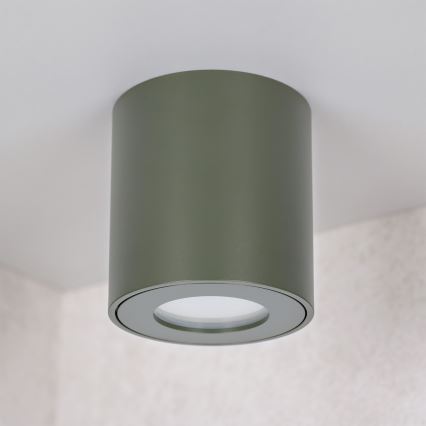 BRILAGI - Kopalniška točkovna svetilka MIA 1xGU10/30W/230V 60x82 mm 84x80 mm temno zelena IP54
