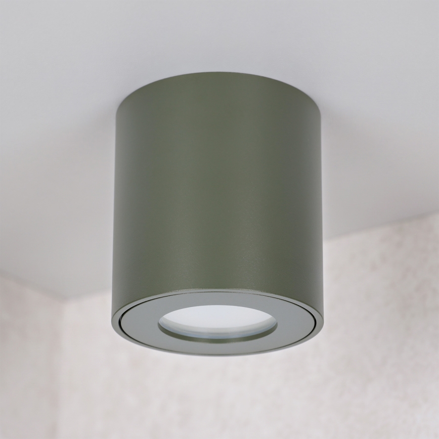 BRILAGI - Kopalniška točkovna svetilka MIA 1xGU10/30W/230V 60x82 mm 84x80 mm temno zelena IP54