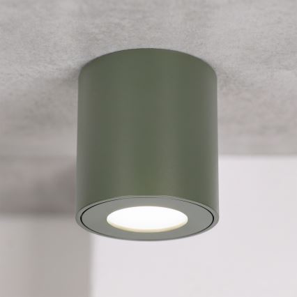 BRILAGI - Kopalniška točkovna svetilka MIA 1xGU10/30W/230V 60x82 mm 84x80 mm temno zelena IP54