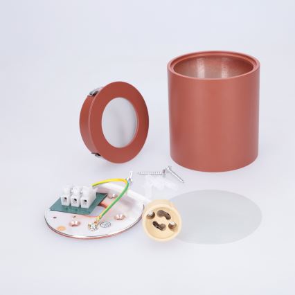 BRILAGI - Kopalniško točkovno svetilo MIA 1xGU10/30W/230V 84x80 mm rjavo IP54