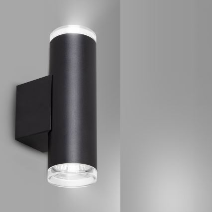 Brilagi - Kopalniško stensko točkovno svetilo SELE AQUA 2xGU10/30W/230V IP44 črna