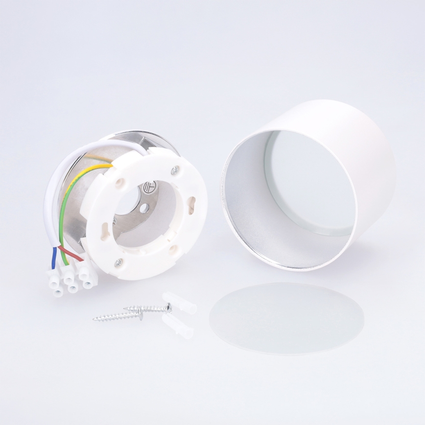 BRILAGI - Kopalniško točkovno svetilo SMOOTH 1xGX53/15W/230V 60x82 mm bela IP54