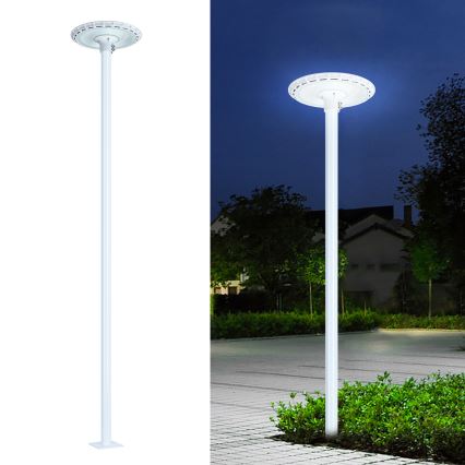 Brilagi - Kovinski drog za zunanjo razsvetljavo URBAN 3 m drog pr. 58 mat bela